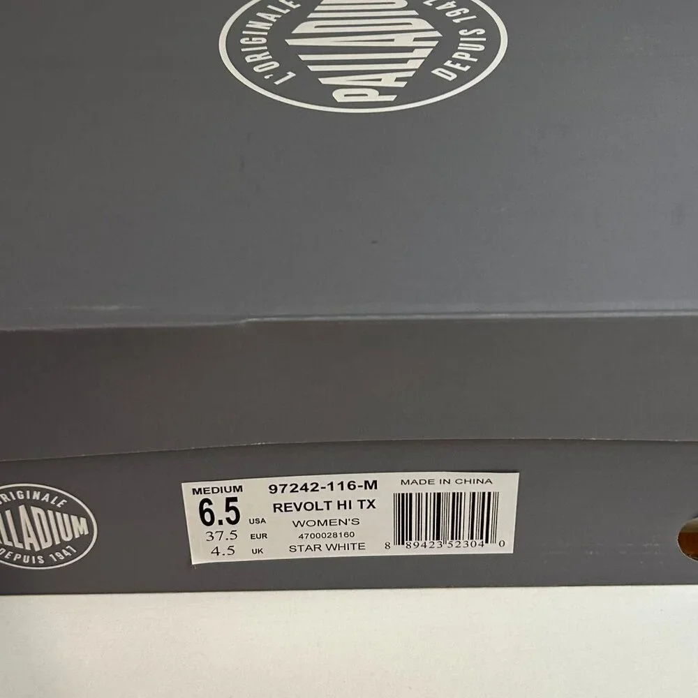 Palladium Women's NWB Revolt Hi TX Platform Boots, 6.5 - Picture 11 of 14